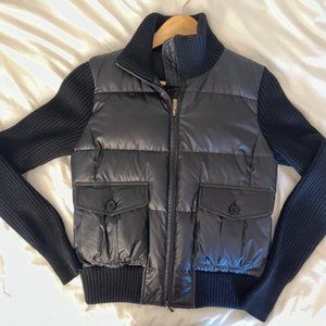 Theory Down and Knit Bomber Style Jacket (S)